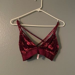 victoria velvet bra